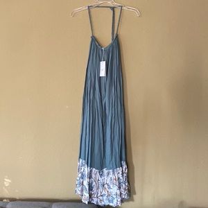 Cobalt and Tawny Dress